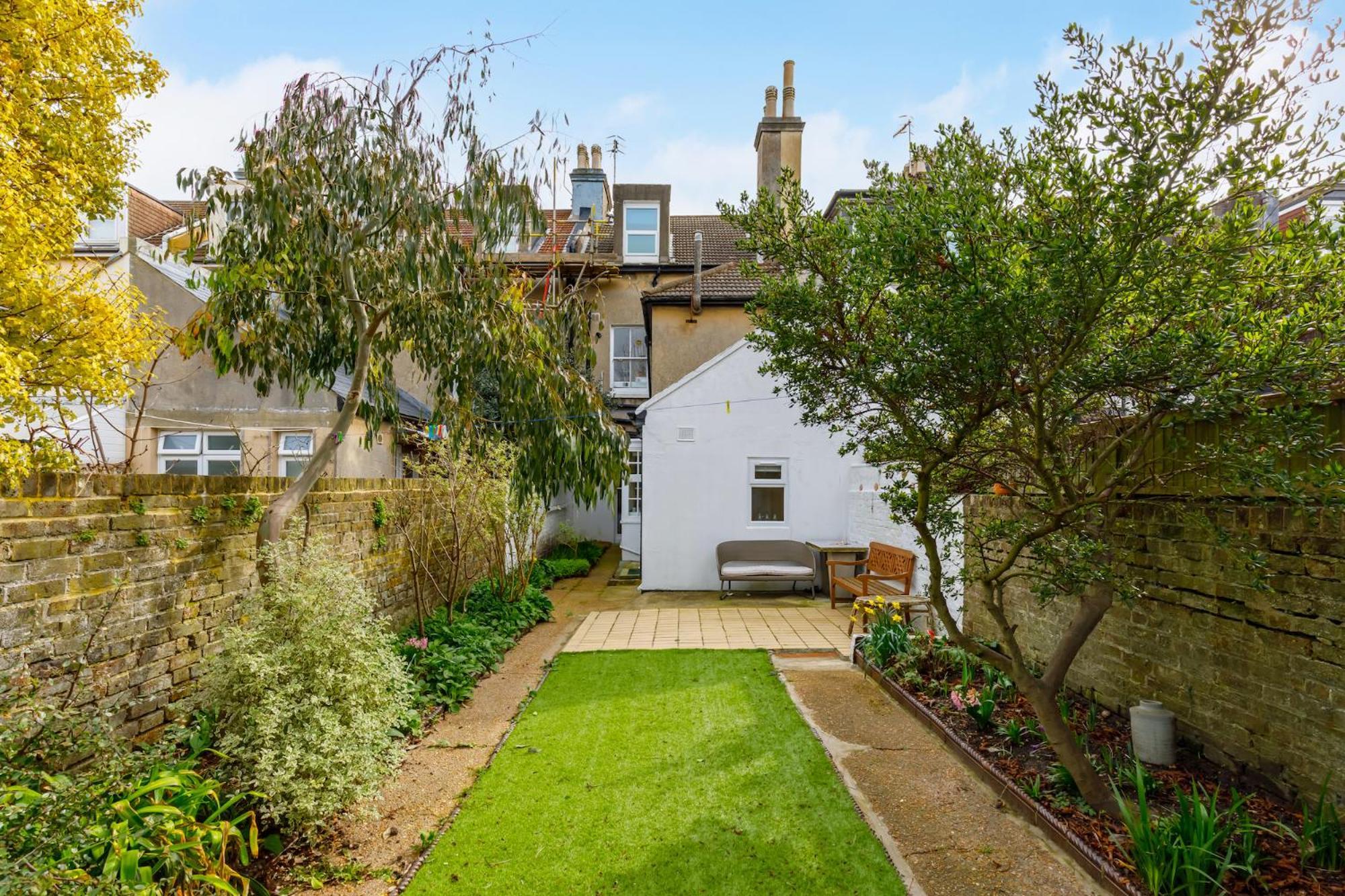 Central Hove Flat W Large Garden Экстерьер фото